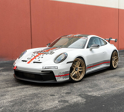 Фото дисков HRE S107SC на Porsche 911 VIII