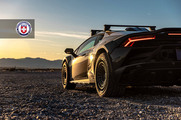 Фото дисков HRE 515 GTM Черный сатин на Lamborghini Huracan