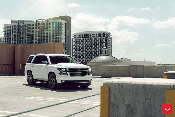 Фото дисков Vossen HF6-3 Алмазная проточка на Chevrolet Tahoe IV