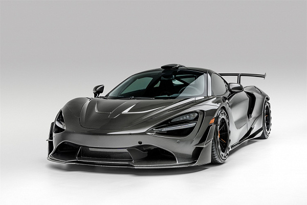 Фото дисков Brixton Forged R11-R Aerotech Черный сатин на McLaren 720S