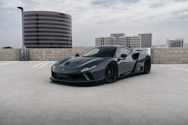 Фото дисков HRE S200 Черный сатин на Ferrari F8