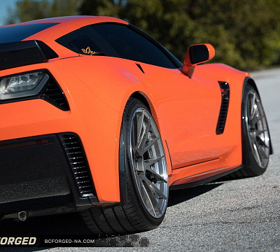 Фото дисков BC Forged HCA383 на Chevrolet Corvette C7