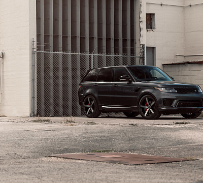 Фото дисков Vossen CV3 на Range Rover Sport II