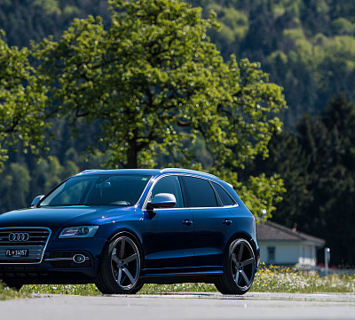 Фото дисков Vossen CV3 на Audi Q5 (8R)