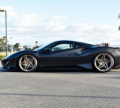 Фото дисков Anrky S1-X3 на Ferrari 488