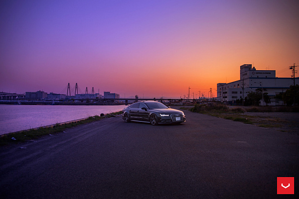 Фото дисков Vossen HF-1 Алмазная проточка на Audi A/RS 7 (4G)