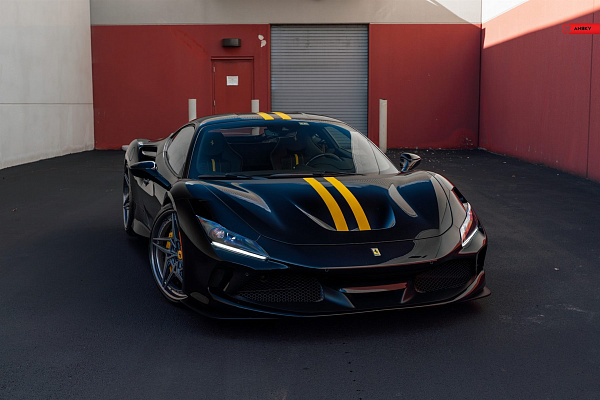 Фото дисков Anrky S3-X3 Сатиновый графит на Ferrari F8