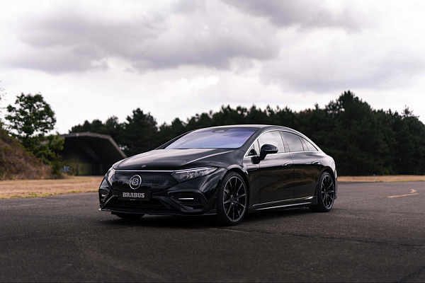 Фото дисков BRABUS Monoblock Z (Platinum Edition) Черный глянец на Mercedes-Benz EQS