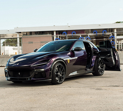 Фото дисков HRE P204 на Ferrari Purosangue
