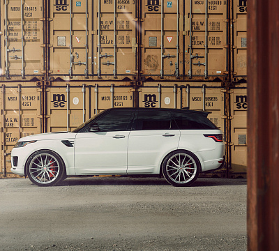 Фото дисков Vossen M-X4T на Land Rover Range Rover Sport II