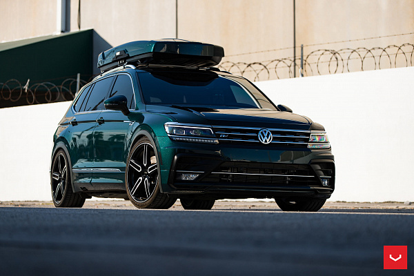 Фото дисков Vossen HF-1 Алмазная проточка на Volkswagen Tiguan II