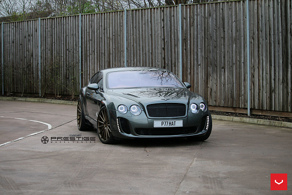 Фото дисков Vossen VFS-2 Сатиновая бронза на Bentley Continental GT II