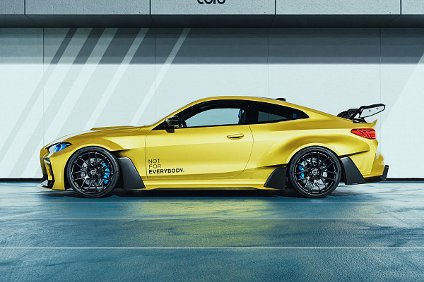 Фото дисков Brixton Forged TR08 Черный сатин на BMW 4/M4 (G22/G82)