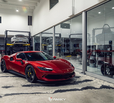 Фото дисков Anrky AN17 на Ferrari 296