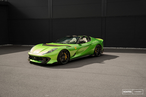 Фото дисков NOVITEC NF11 Черный глянец на Ferrari 812