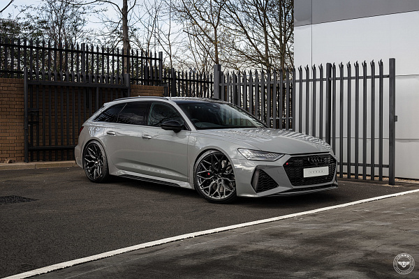 Фото дисков Vossen HF-2 Черный глянец на Audi A/RS 6 (C8)