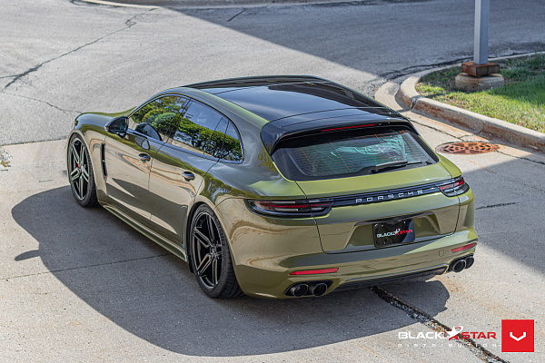 Фото дисков Vossen HF-1 Черный глянец на Porsche Panamera II