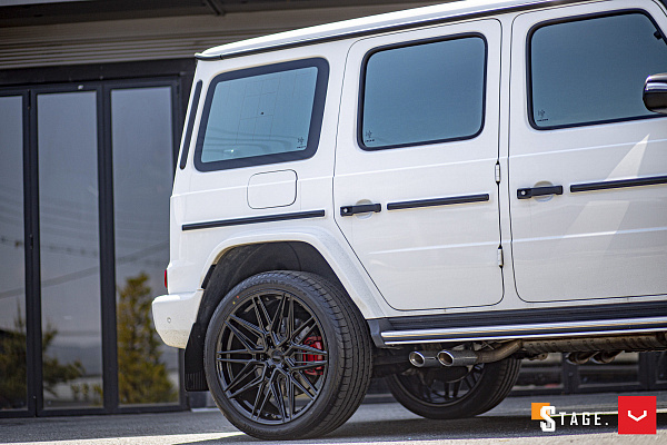 Фото дисков Vossen HF-7 Черный глянец на Mercedes-Benz G-Class III