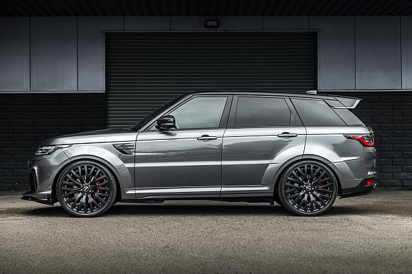 Фото дисков Kahn RS-2 Черный сатин на Range Rover Sport II