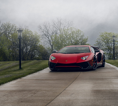 Фото дисков Vossen S21-01 на Lamborghini Aventador