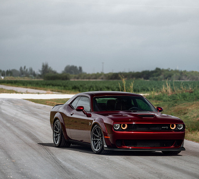Фото дисков Vossen HF-3 на Dodge Challenger III