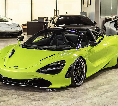 Фото дисков Strasse Wheels SV10M Deep Concave FS на McLaren 720S