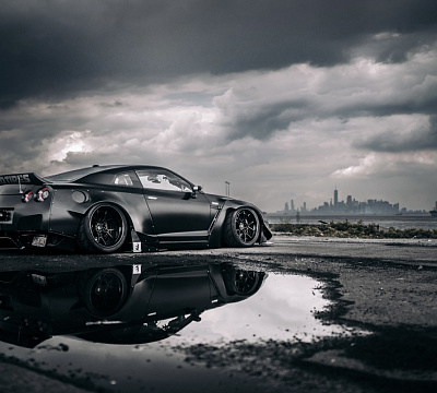 Фото дисков Savini SV80 на Nissan GT-R