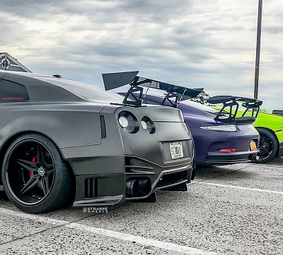 Фото дисков Strasse Wheels SV2 Deep Concave FS на Nissan GT-R