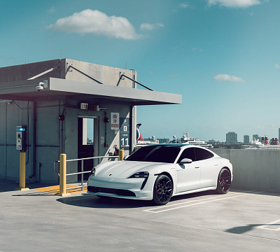 Фото дисков Vossen HF-2 на Porsche Taycan I