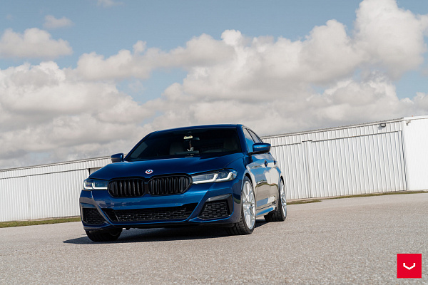 Фото дисков Vossen HF-7 Серебро на BMW 5/M5 (G30/F90)