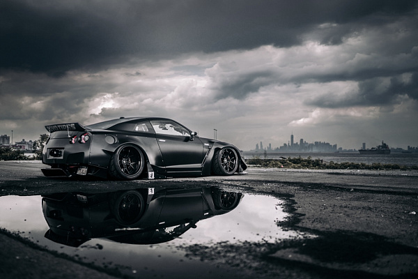 Фото дисков Savini SV80 Черный сатин на Nissan GT-R