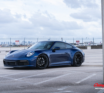 Фото дисков Vossen RS92 на Porsche 911 VIII