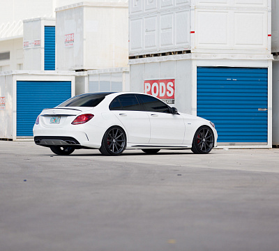 Фото дисков Vossen VFS-10 на Mercedes-Benz C-Class (W205)