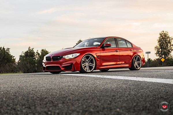 Фото дисков Vossen CG-203 Сатиновый лак на BMW 3/M3 (F3x/F80)