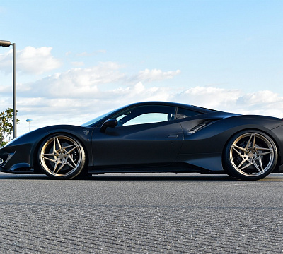 Фото дисков Anrky S1-X3 на Ferrari 488