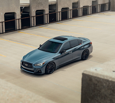 Фото дисков Vossen HF-7 на Infiniti Q50