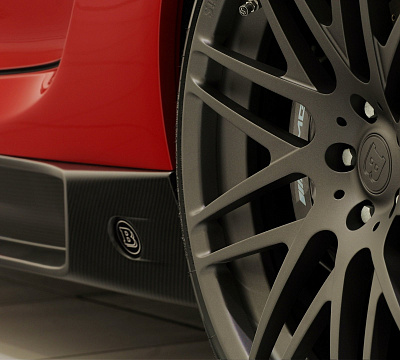 Фото дисков BRABUS Monoblock F (Platinum Edition) на Mercedes-Benz SLS AMG
