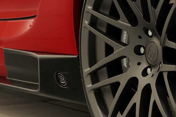 Фото дисков BRABUS Monoblock F (Platinum Edition) Матовый графит на Mercedes-Benz SLS AMG