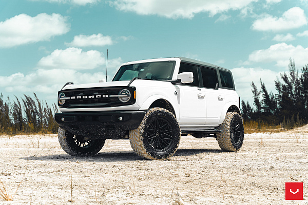 Фото дисков Vossen HF6-5 Черный сатин на Ford Bronco