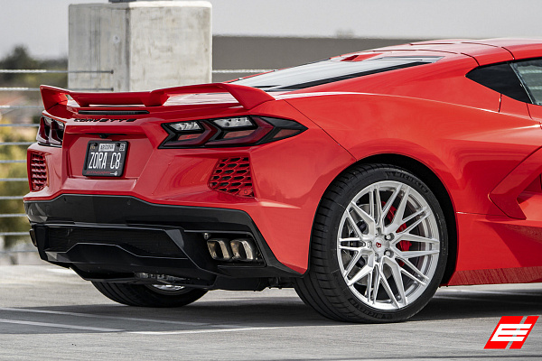 Фото дисков Vossen EVO-5 Глянцевый лак на Chevrolet Corvette C8