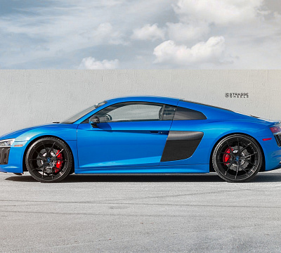 Фото дисков Strasse Wheels SM5R Deep Concave Monoblock на Audi R8 (4S)