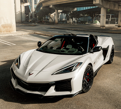 Фото дисков Vossen LC3-01T на Chevrolet Corvette C8