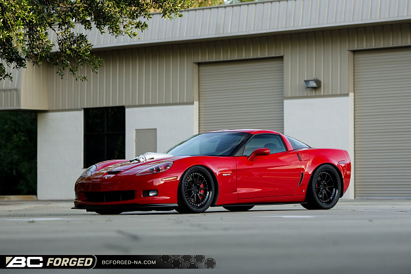 Фото дисков BC Forged LE10 // MLE10 Черный матовый на Chevrolet Corvette C6