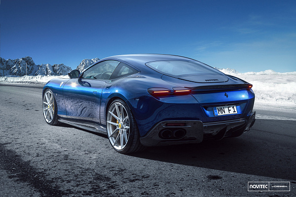 Фото дисков NOVITEC NF10 Глянцевый лак на Ferrari Roma