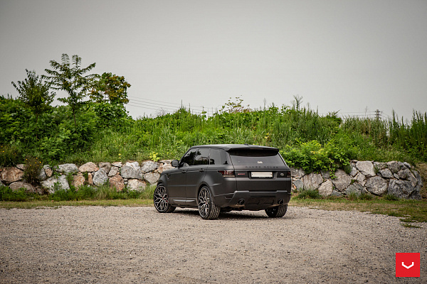 Фото дисков Vossen HF-2 Алмазная проточка на Range Rover Sport II