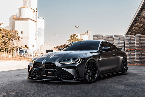 Фото дисков Brixton Forged CM5-RS Черный сатин на BMW 4/M4 (G22/G82)