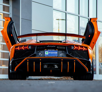 Фото дисков Strasse Wheels SM5R Deep Concave Monoblock на Lamborghini Aventador