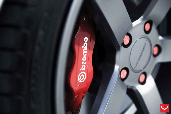 Фото дисков Vossen CV3 Сатиновый графит на Mitsubishi Lancer X