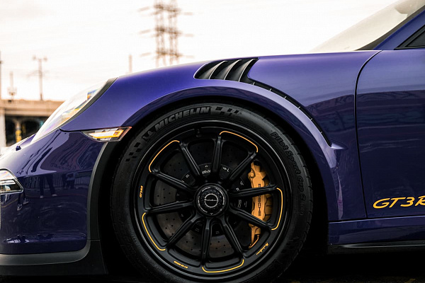 Фото дисков Brixton Forged R11-RS Черный сатин на Porsche 911 VII