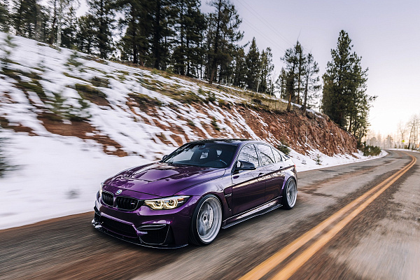 Фото дисков Brixton Forged R11-R Сатиновый лак на BMW 3/M3 (F3x/F80)